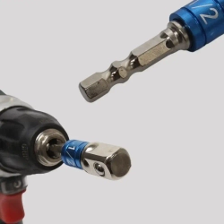 Набор торцевых головок, набор адаптеров для торцевых головок 1/4", 3/8", 1/2", комплект 3 шт