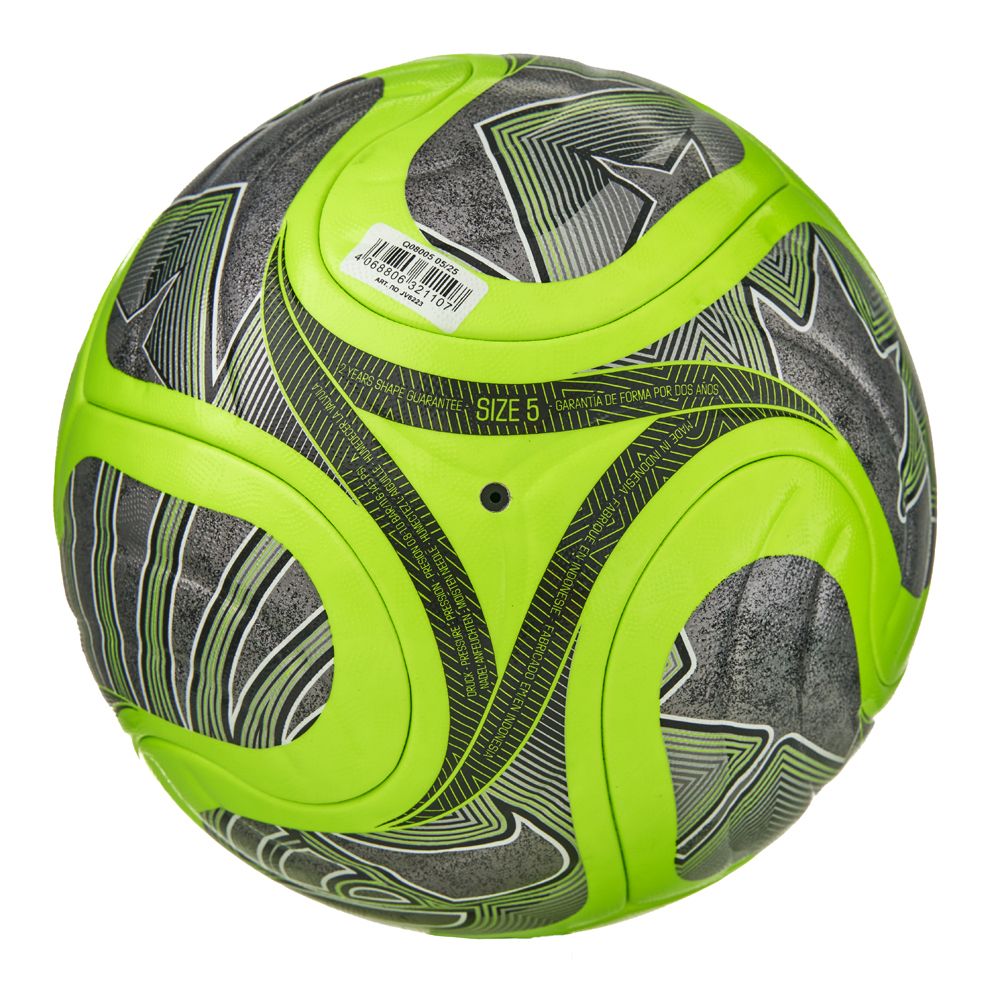 Мяч футб. ADIDAS WC26 Trionda Competition Winter JV6223, р.5, FIFA Pro, 4пан, ПУ,термосш, флуор.лайм