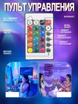 Ночник звездное небо полярное сияние /16 RGB цветов с пультом