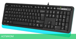 Клавиатура A4Tech Fstyler черный/синий (FKS10)