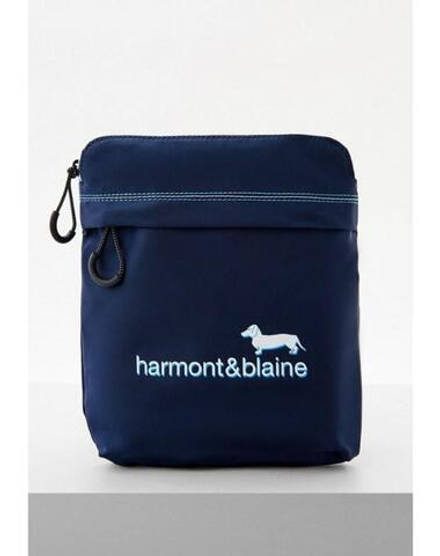 Сумка мужская Harmont&blaine 22082 синий молния голубым