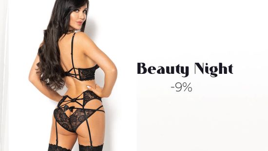 Скидка 9% на белье бренда Beauty Night 🎁
