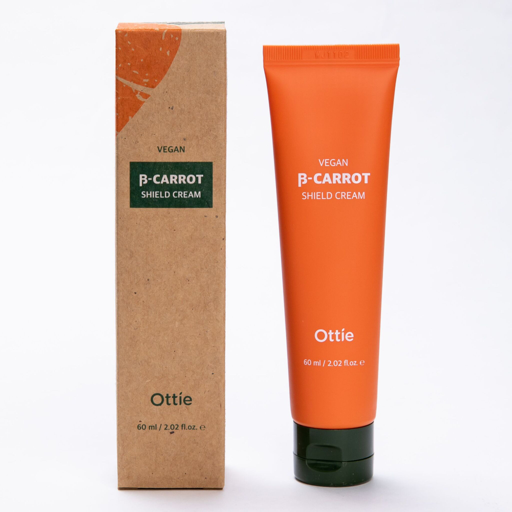 Ottie Vegan Beta-Carrot Shield Cream укрепляющий крем на основе гидролата органической моркови