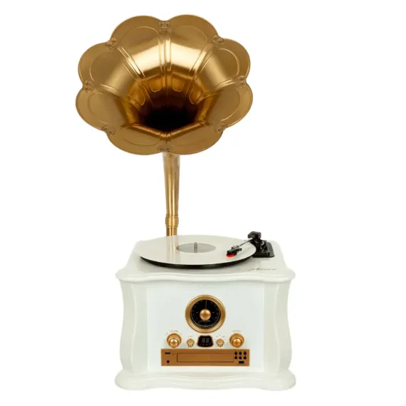 Alive Audio Gramophone White