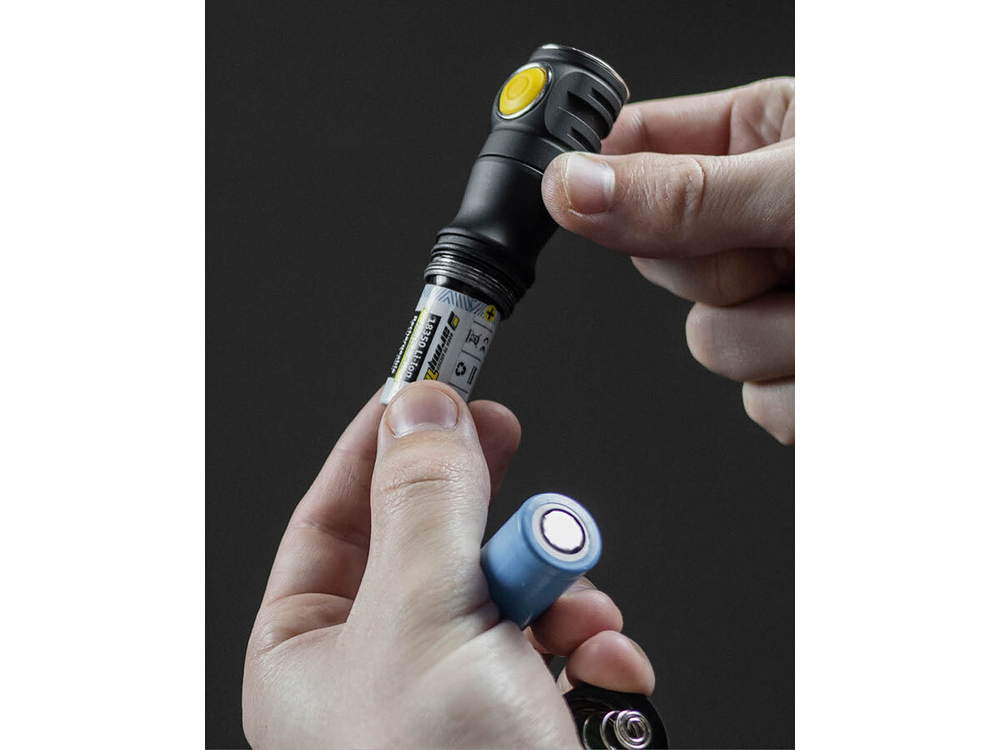 Фонарь EDC Armytek Prime C1 Pro Magnet USB XP-L, 930 lm, тёплый, оптика TIR, до 112м, 1x18350, IP68, 47г