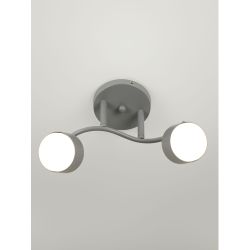 Светильник настенно-потолочный спот Rivoli   7077-702 2хGX53 15 Вт поворотный