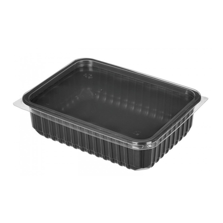 Контейнер КР-179-500мл ЧЕРНЫЙ с крышкой (500шт/кор)
