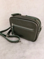 Сумка из натуральной кожи через плечо