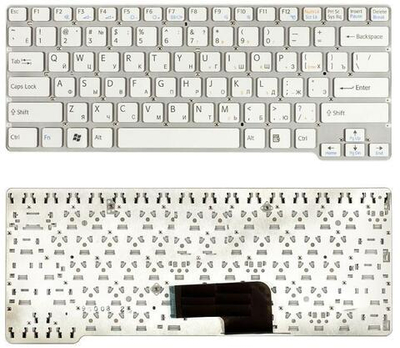 Клавиатура для ноутбука Sony Vaio VPC-CW VPCCW белая