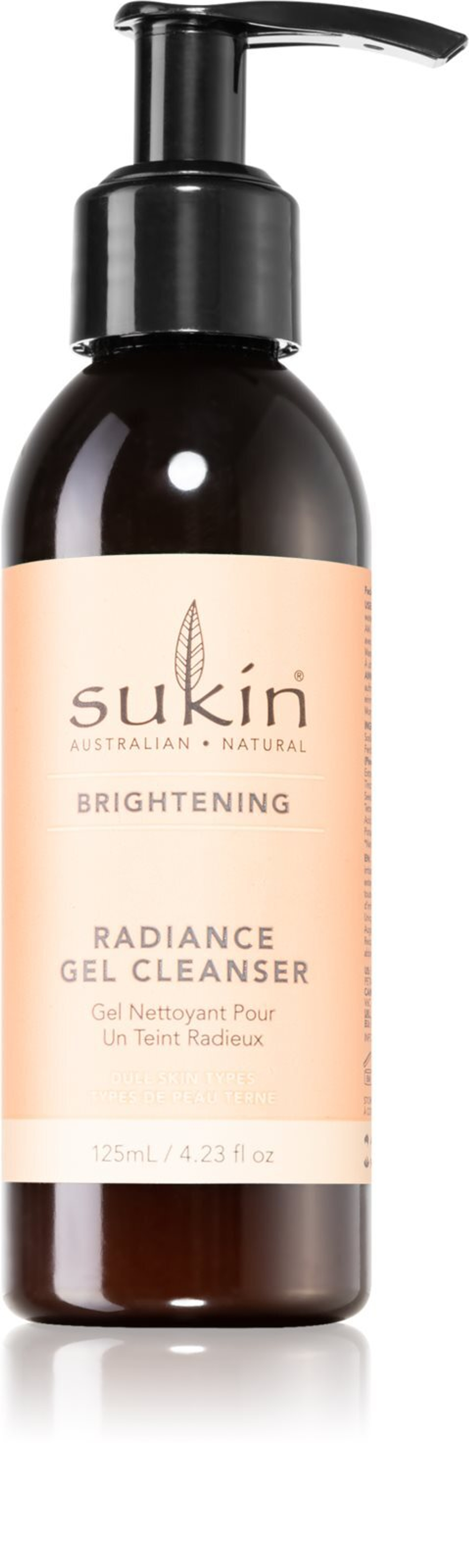 Sukin Brightening - очищающий гель для лица с увлажняющим эффектом /   125  ml  / GTIN 9327693010125