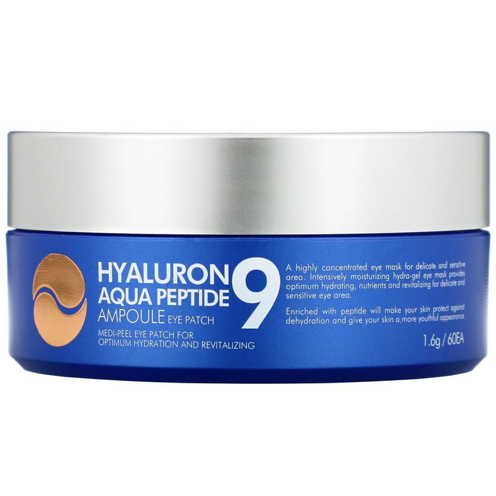 Патчи глубокого увлажнения с пептидами MEDI-PEEL Peptide 9 Hyaluron Aqua Ampoule Eye Patch