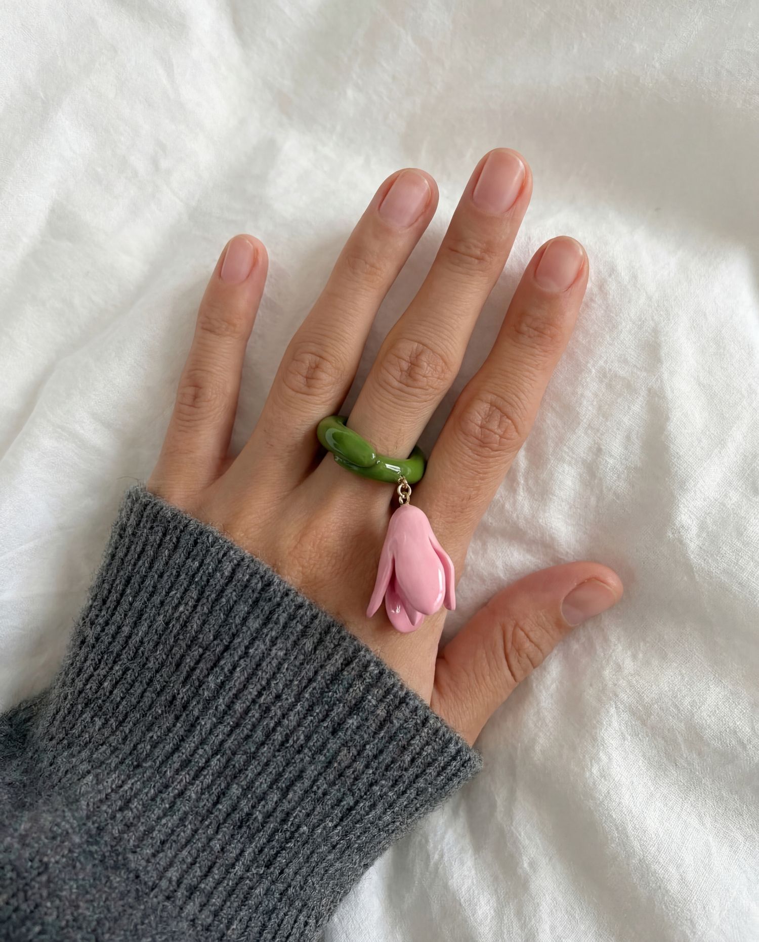 Кольцо Первый Тюльпан