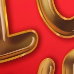 Пакет подарочный «My love» 18*23*8 см