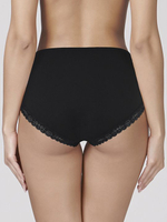 Трусы-слипы из микромодала с широким бочком (Размер: XXXL) (Цвет: сиреневый)