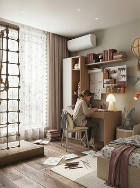 Дизайн-проект комнаты для девочки подростка