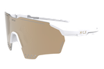 Спортивные очки с диоптриями HILX Gladiator (L) / Shiny White / Gold Mirror Lens
