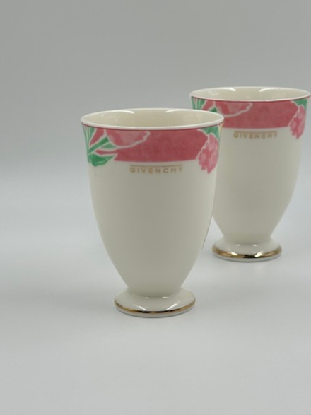 Стакан с розовой каймой Givenchy by Yamaka