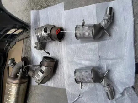 Бескатализаторный даунпайп для Porsche 991/992 Turbo S 3.7T Порш