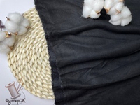 Футер 2-н петля с замшевым эффектом ЧЕРНЫЙ