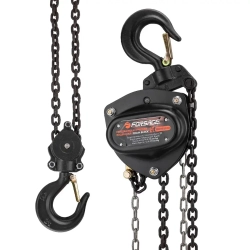 Лебедка механическая подвесная с лепестковым механизмом фиксации цепи натяжения, 2т (длина цепи - 3м) Forsage F-TRC90201A