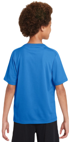 Футболка для мальчика теннисная Nike Kids Dri-Fit Multi+ Training Top - небесный