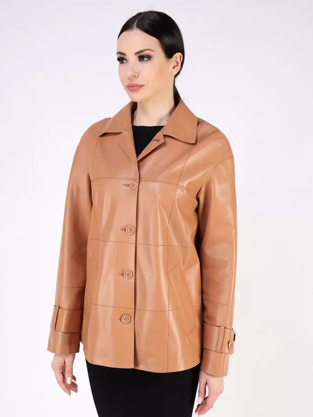 Кожаная куртка демисезонная Турция