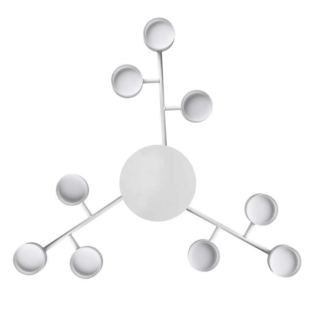 8235/9C COMFI LN25 200 белый металл Люстра потолочная LED GX53 9*12W 220V GARETA