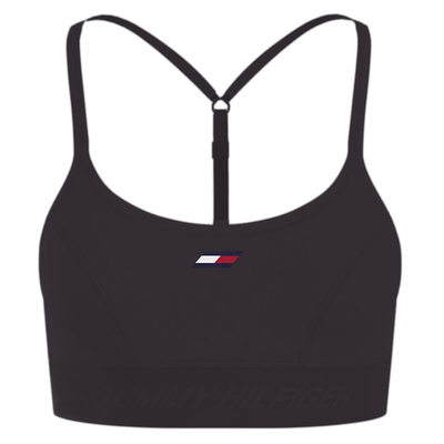 Теннисный бюстгальтер Tommy Hilfiger Light Intensity Essential Strap Bra - Black