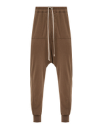 RICK OWENS DRKSHDW БРЮКИ СЕРЫЕ LIDO PRISONER DRAWSTRING