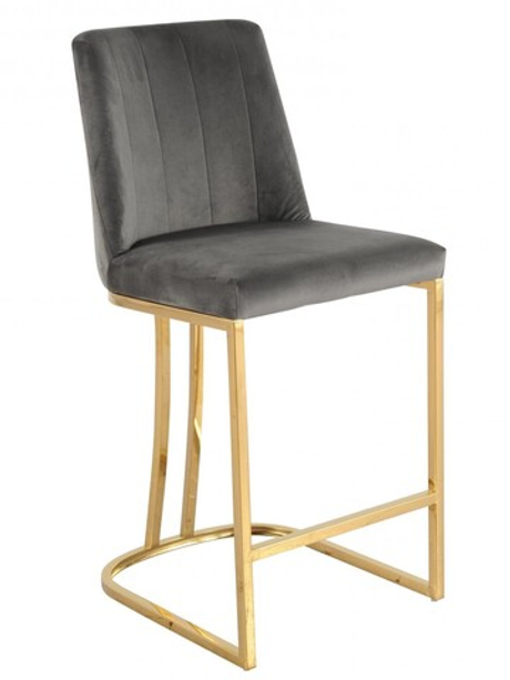 Стул барный Ist Casa Пресли, серый