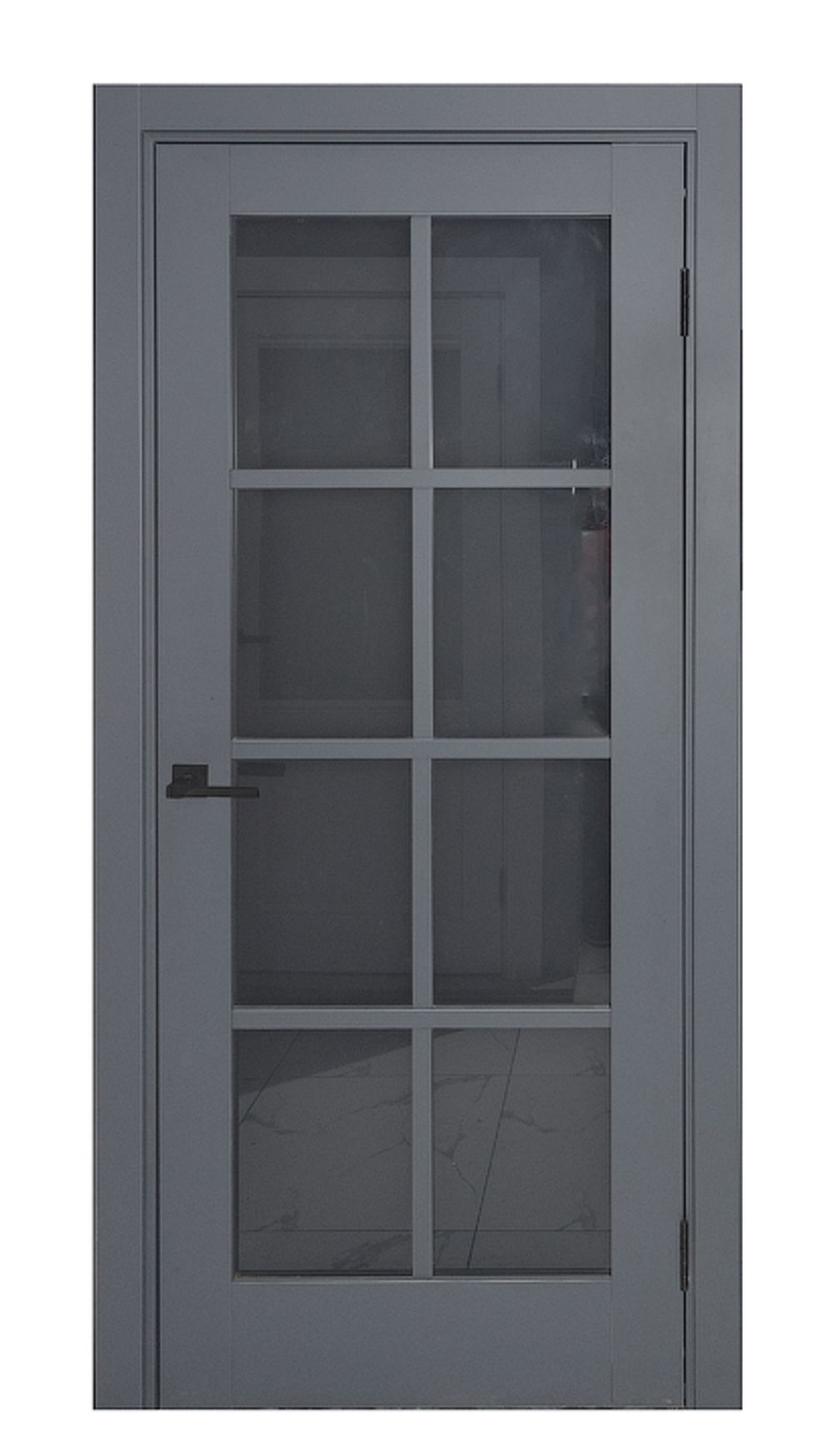 Межкомнатная дверь Стекло ER1 Emalex Onyx