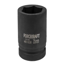 Головка ударная глубокая 1'', 35мм (6гр) FORCEKRAFT FK-48510035
