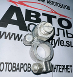 Клемма АКБ  "+плюс" латунь усиленн под болт d-12 Оцинкованые БЕЛАЯ (шт) на перемычку 29663б+