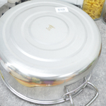 Кастрюля 10л нерж цельнотянутая