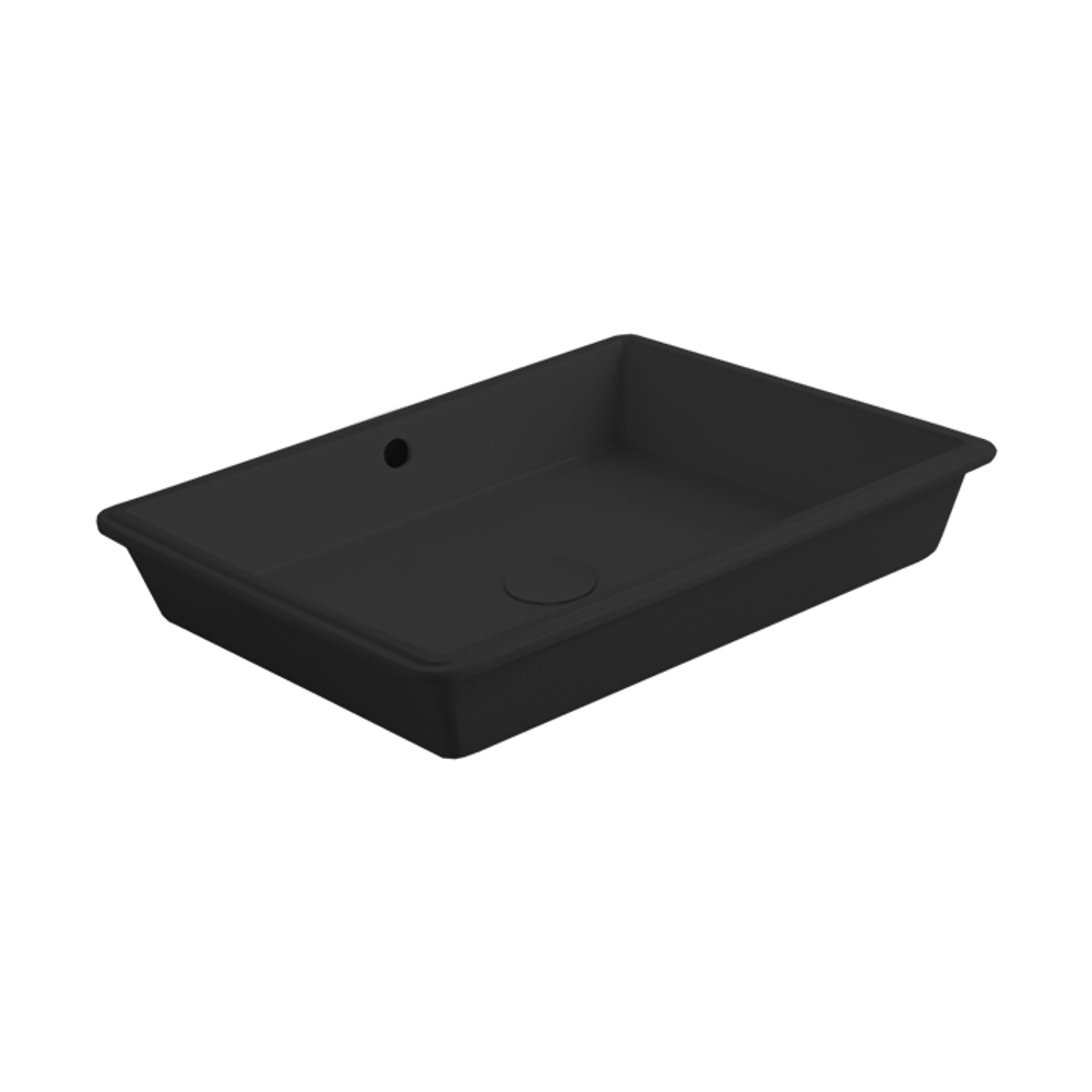 Раковина Simas Top e lavabi d'Arredo S60 nero matt накладная 56 см, цвет черный матовый