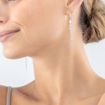 Серьги Coeur de Lion White-Silver 6005/21-1417