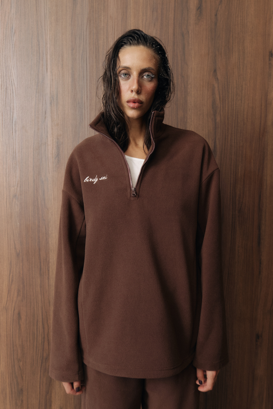 Флисовый анорак Sheregesh | Шоколад