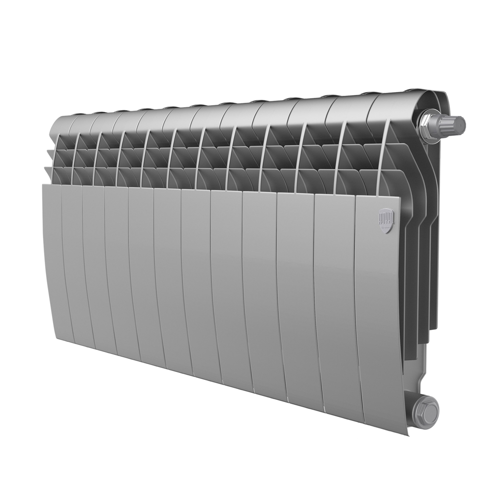 Радиатор Royal Thermo BiLiner 350 /Silver Satin VR - 12 секц.