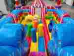 Коммерческий надувной батут "Парк развлечений" 9*5*5,5 м