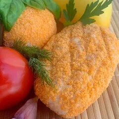 Зразы куриные с ветчиной и сыром по-домашнему / 500 гр