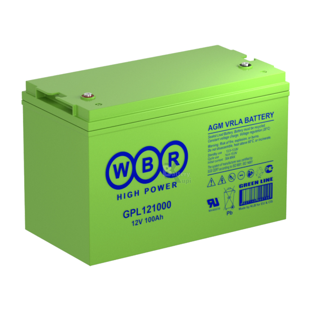 Аккумулятор WBR GPL 121000 (AGM)