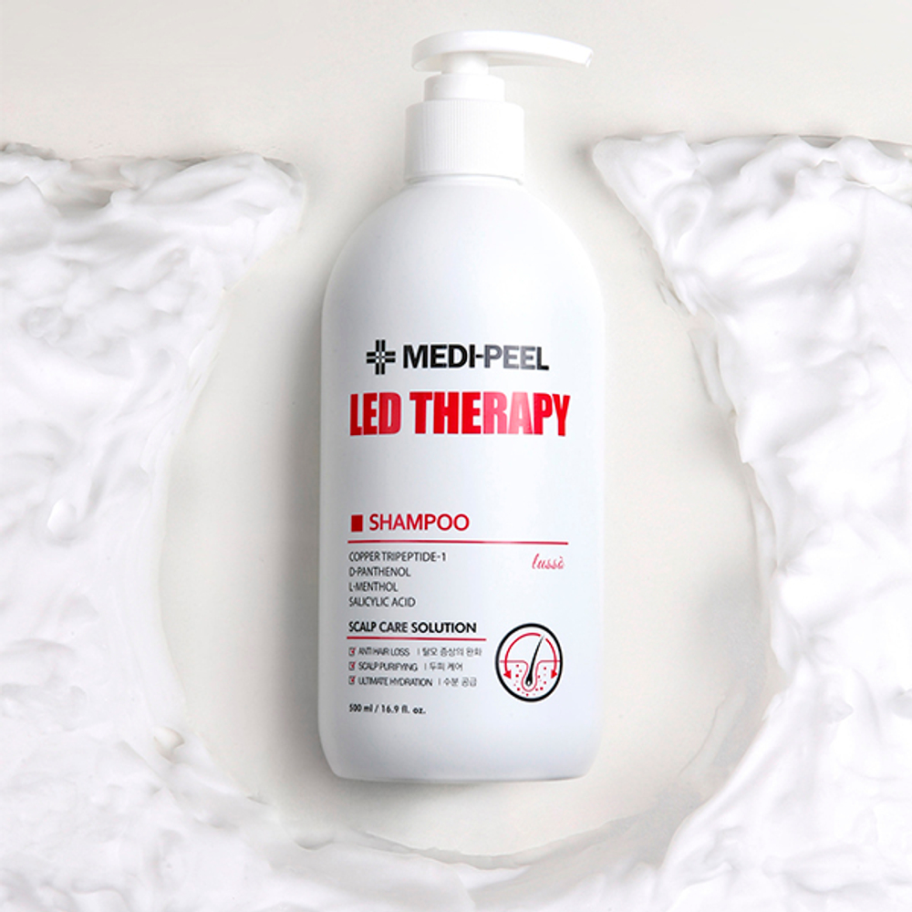 [MEDI-PEEL] Led Therapy Shampoo - Укрепляющий шампунь с пептидами, 500 мл