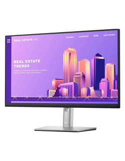 Монитор Dell 23,8" P2422H  S/BK  (IPS; 16:9; 250cd/m2; 1000:1; 5ms; 1920x1080; 178/178; VGA; HDMI; DP; 5xUSB; HAS; Swiv; Tilt; Swiv; Pivot)