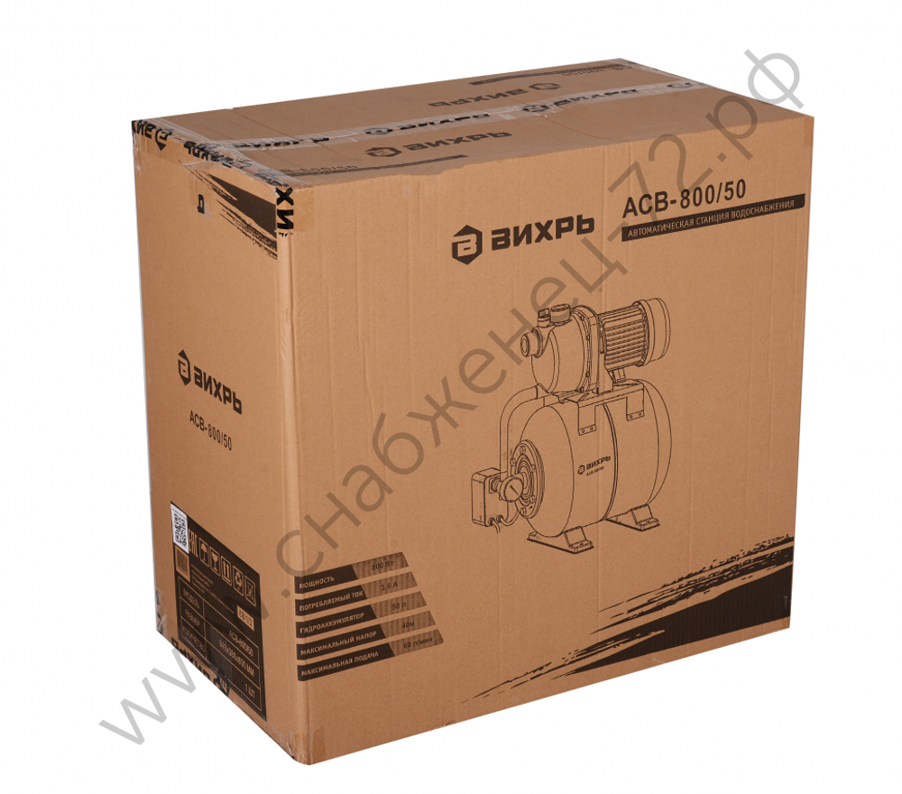 Насосная станция ВИХРЬ АСВ-800/50