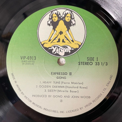 Винтажная виниловая пластинка LP Gong Expresso II (Japan 1978) (Obi) Golden Dilemma