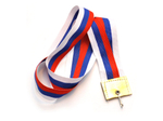 Медаль спортивная с лентой "Волейбол". Диаметр 5 см.