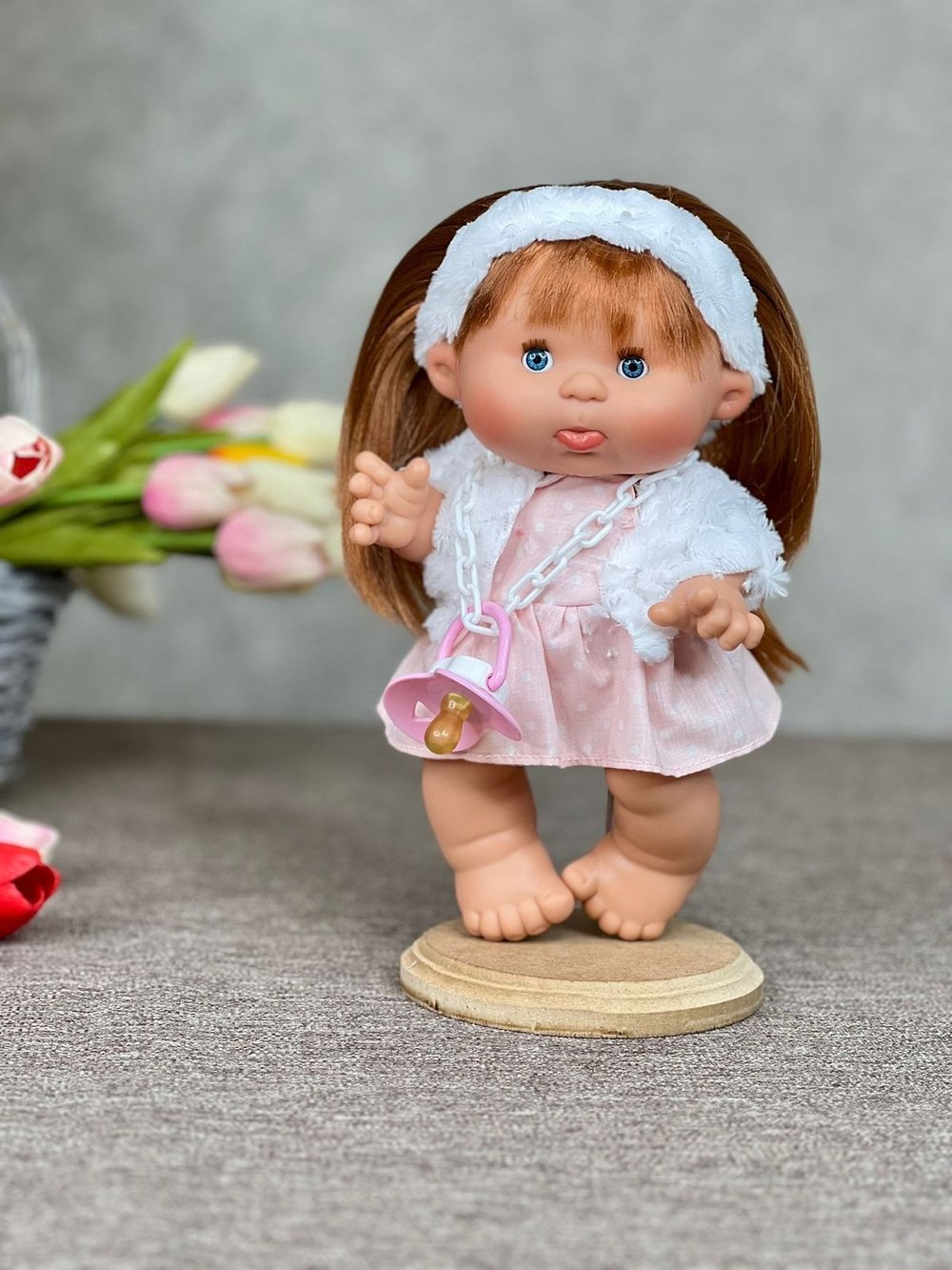 Пупс Nines 26см PEPOTE с закрыв. глазками (N804S27)