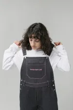 Купить Комбинезон Dark Blue/Pink Джинсовый Комбинезон Dark Blue/Pink Джинсовый