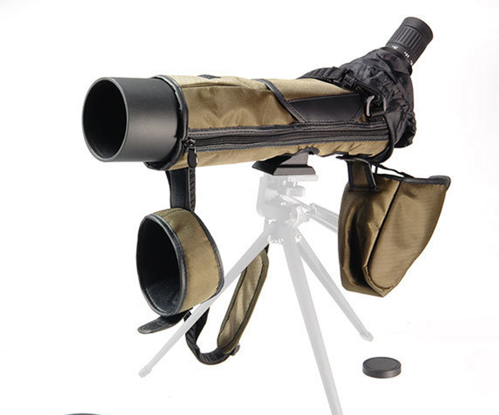 Труба Veber Snipe 15-45x65 на штативе в многофункциональном чехле