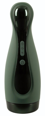 Вибромастурбатор с функцией всасывания Masturbator with 2 Functions (Цвет: белый с зеленым)